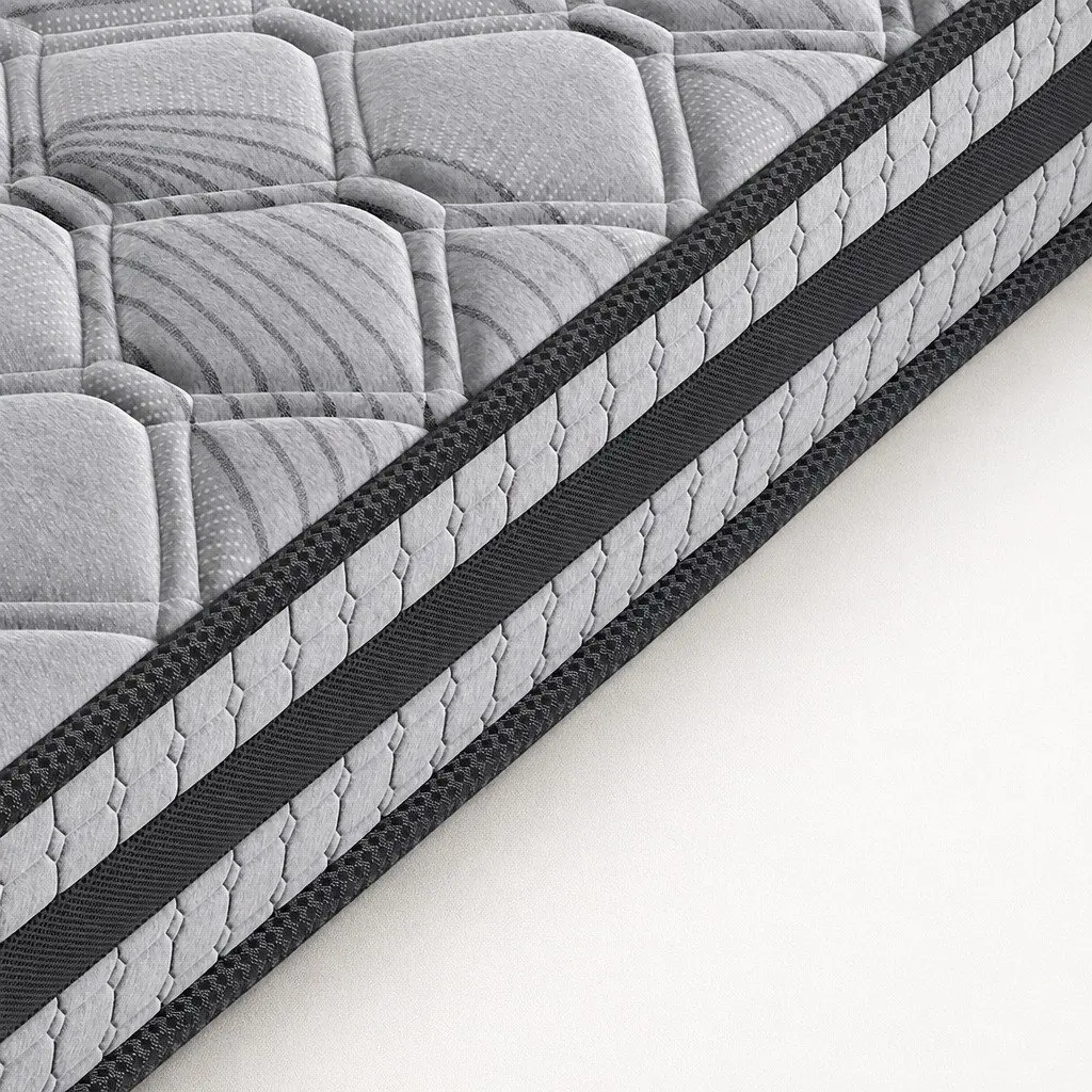 Double Pocket Spring Mattress 5-Zone Medium Firm Bed 188cm x 138cm Sleep Support