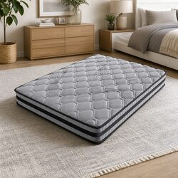 High-Quality Single Pocket Spring Mattress with 5-Zone Support