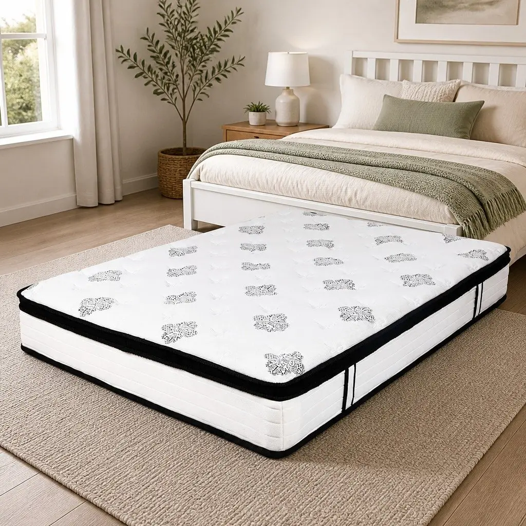 Medium Firm King Single Pocket Coil Spring Mattress 203cm