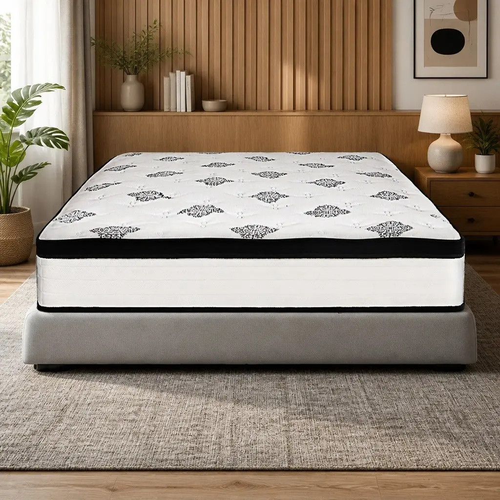 Medium Firm King Single Pocket Coil Spring Mattress 203cm