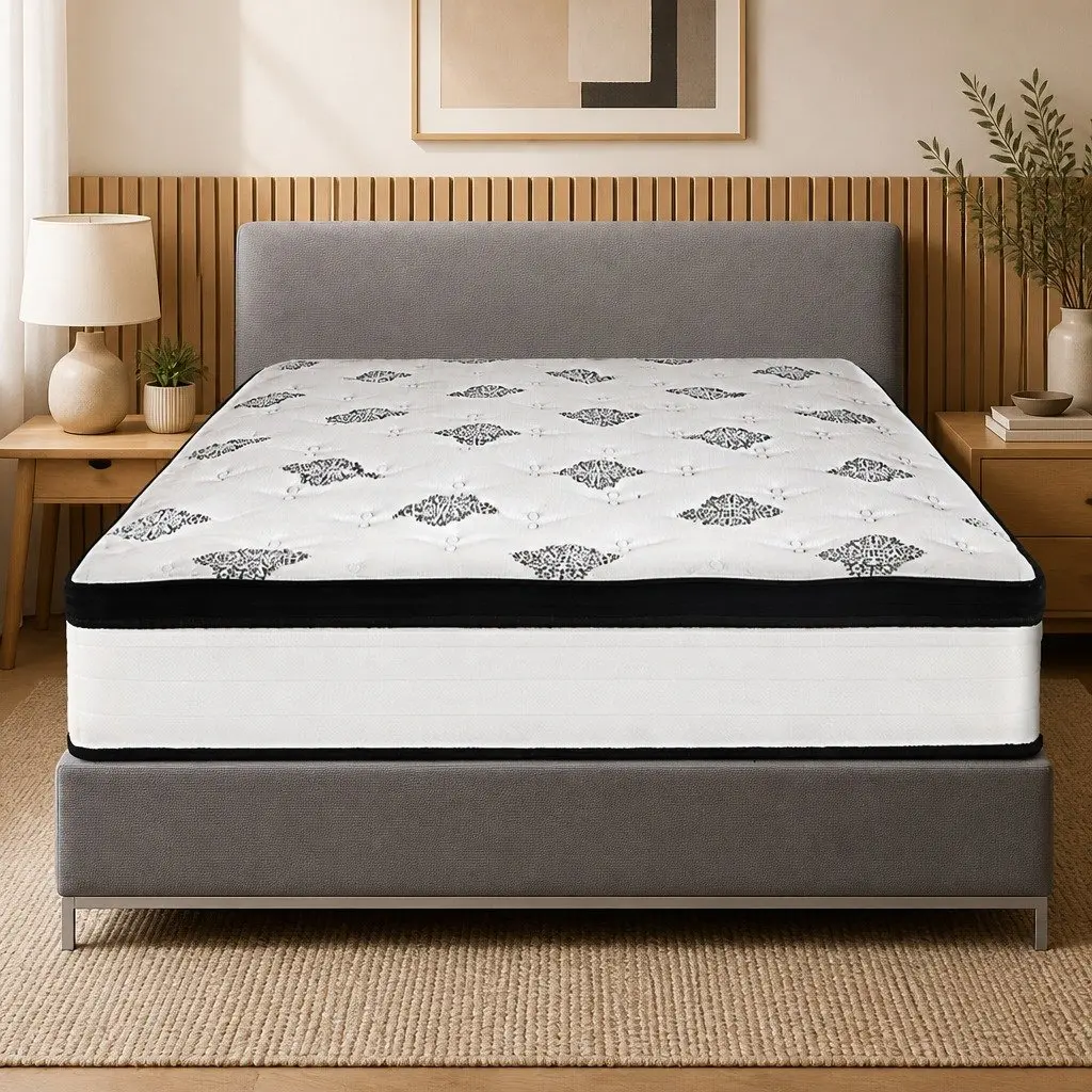 Medium Firm King Single Pocket Coil Spring Mattress 203cm