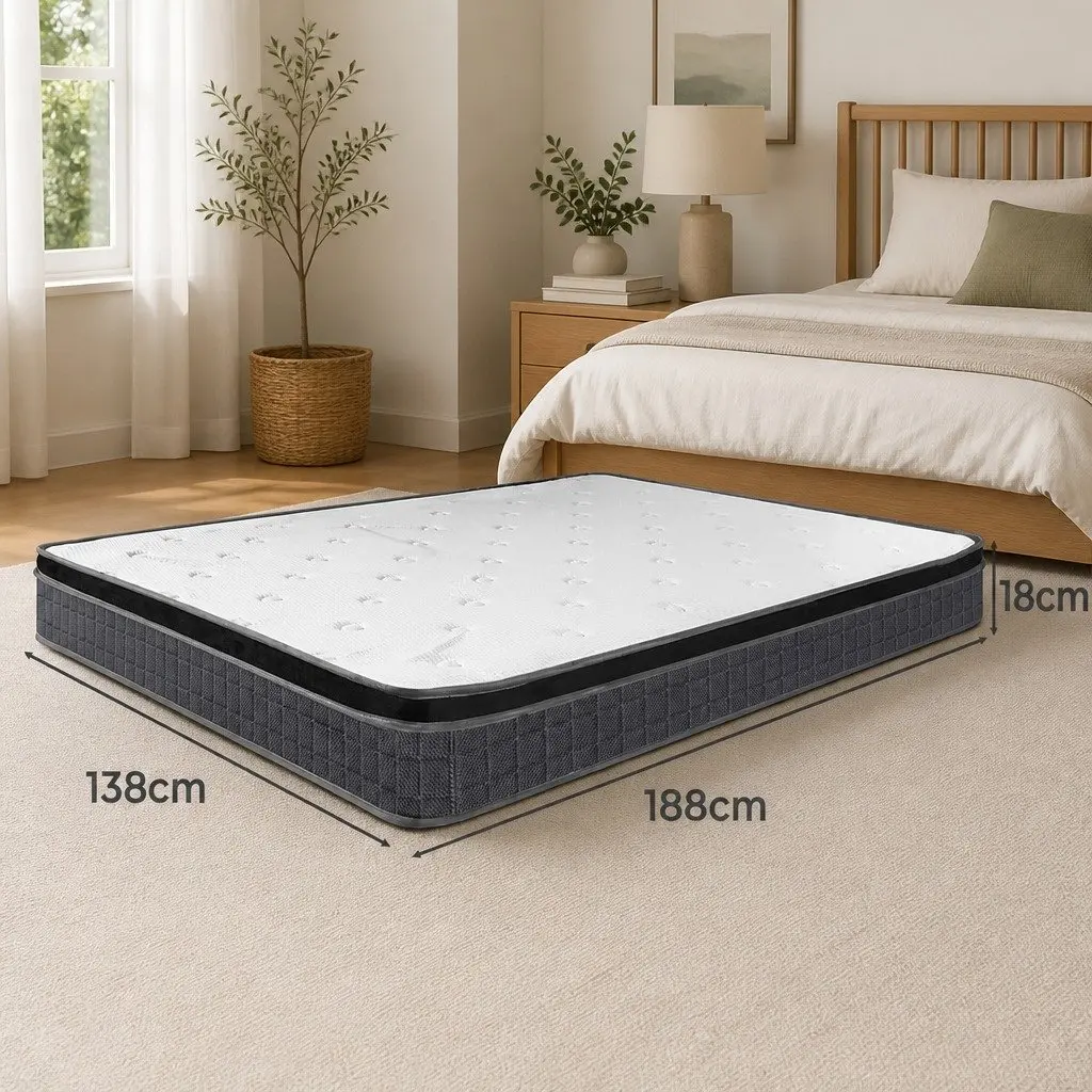 Double Bonnell Spring Mattress with Robust Support