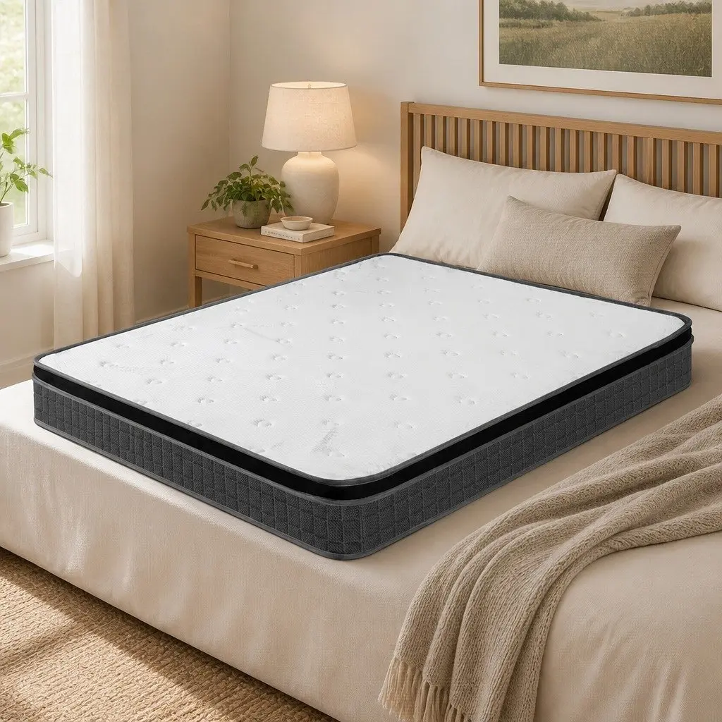 Bonnell Coil Queen Size Spring Mattress with Medium Firmness