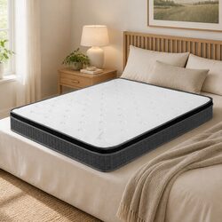 Bonnell Coil Queen Size Spring Mattress with Medium Firmness