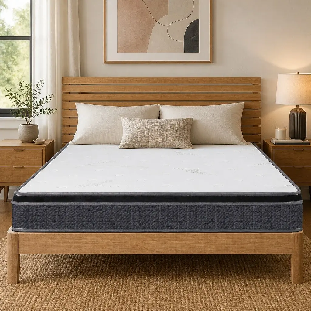 Bonnell Coil Queen Size Spring Mattress with Medium Firmness
