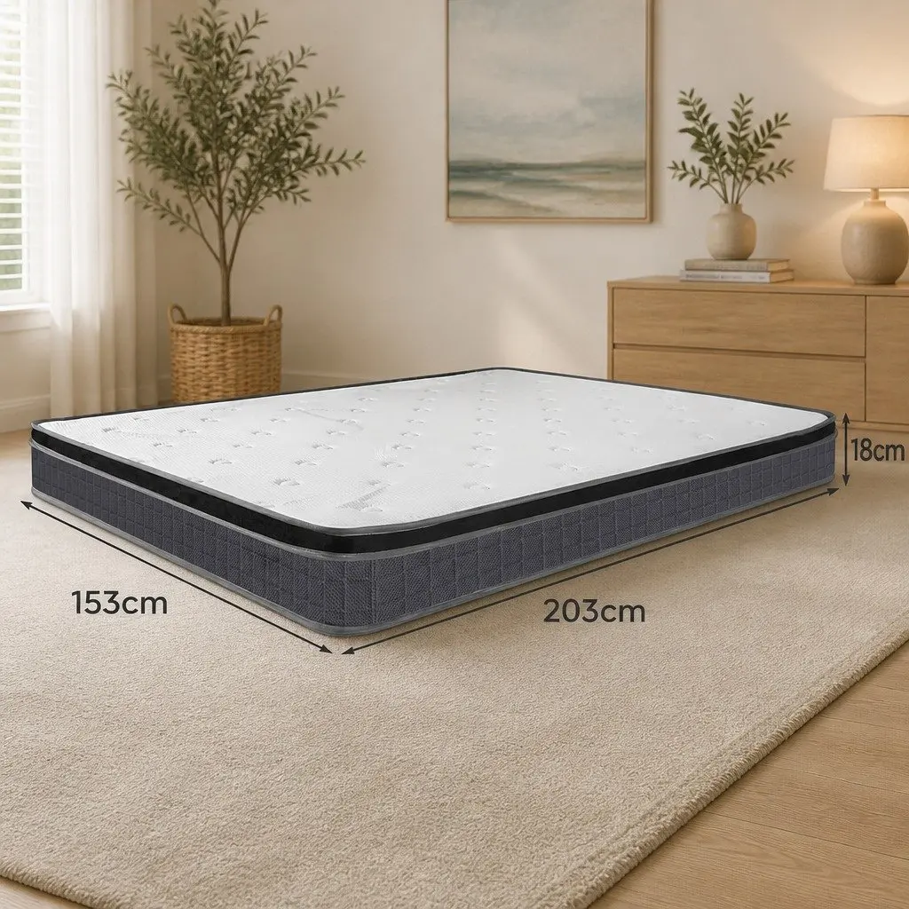 Bonnell Coil Queen Size Spring Mattress with Medium Firmness