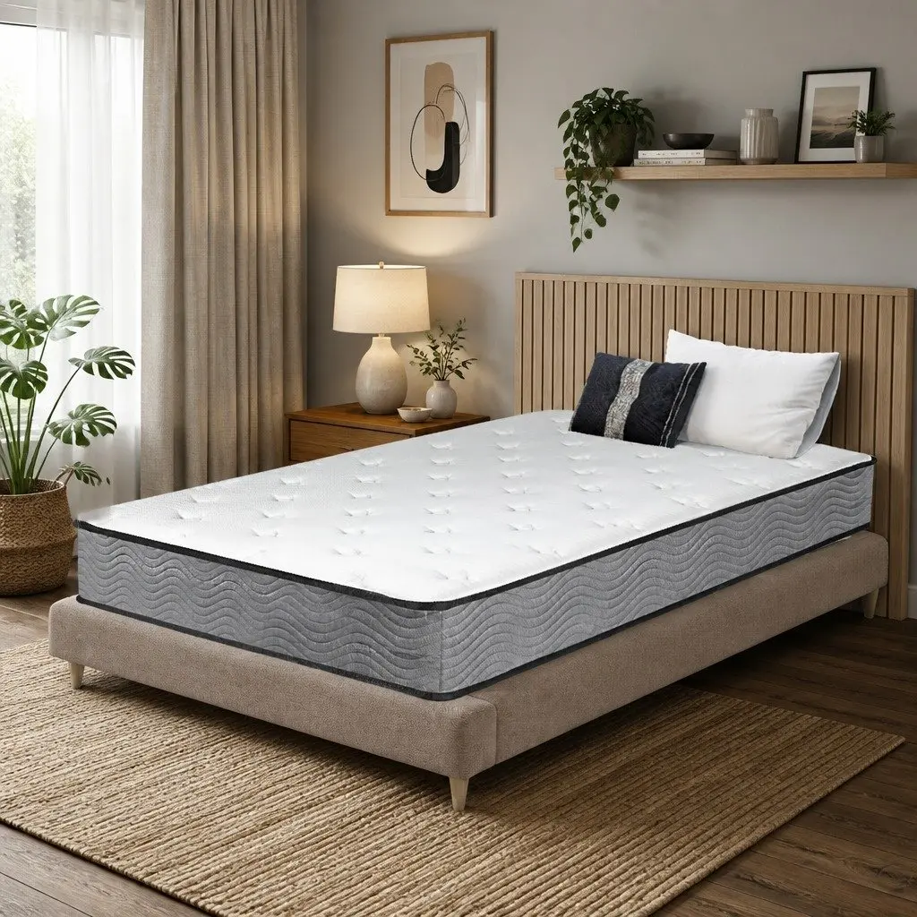 Extra Firm King Single Spring Mattress with 6-Zone Support