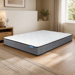 Queen Pocket Spring Mattress Bed Top Firm Support Bounce Comfort Sleep