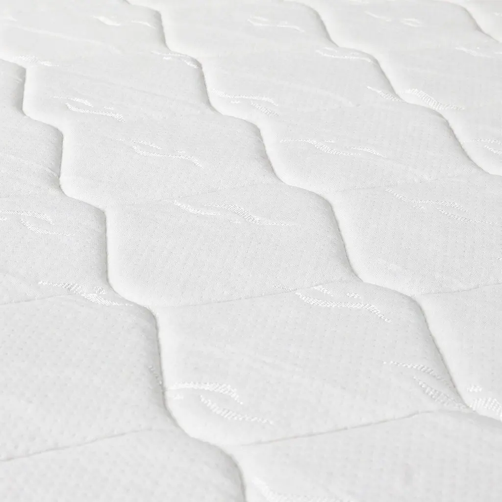 Single Mattress Bonnell Spring Coil High Firm Support Foam 190cm L x 91cm W White