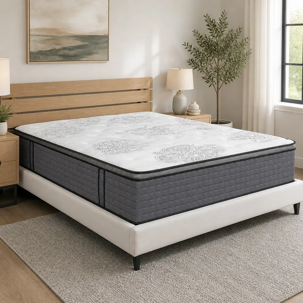 King Size Medium Firm Mattress with 5-Zone Support