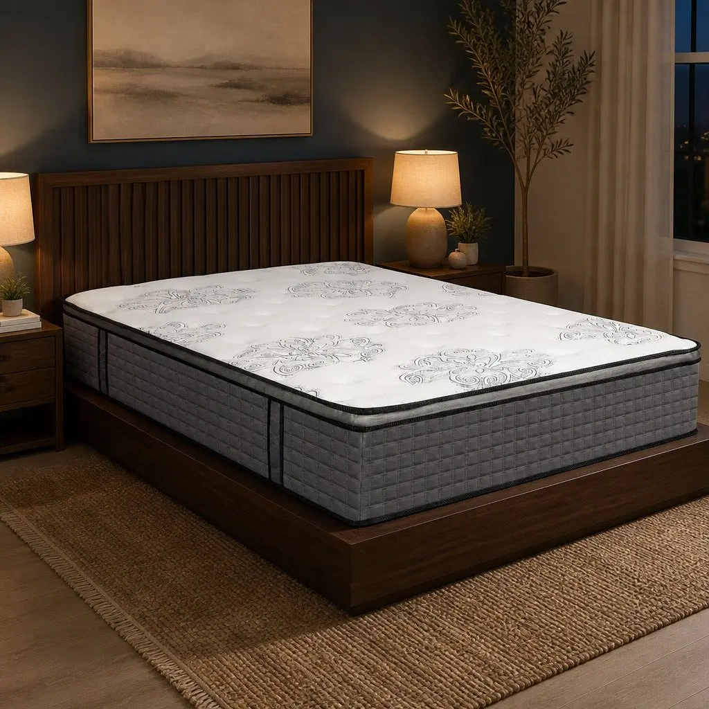 King Size Medium Firm Mattress with 5-Zone Support