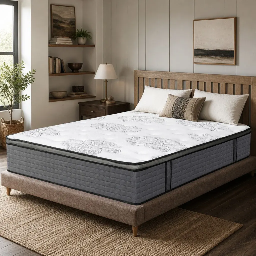 King Size Medium Firm Mattress with 5-Zone Support