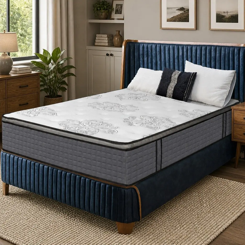 King Size Medium Firm Mattress with 5-Zone Support