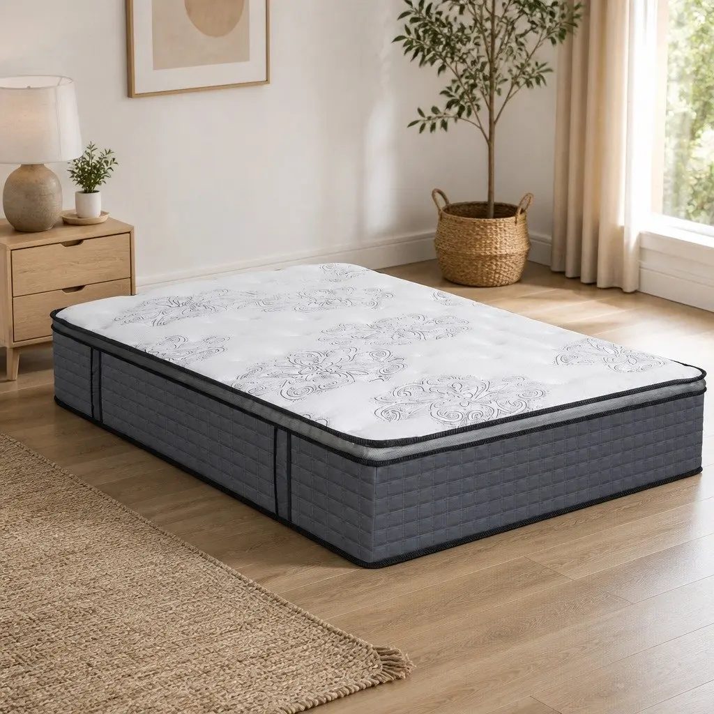 King Single Spring Mattress with Egg-Crate Foam