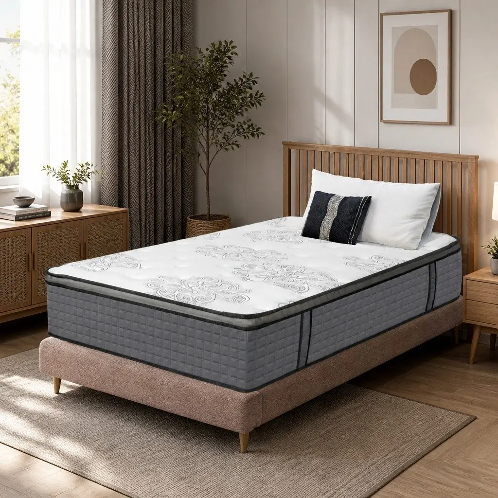 King Single Spring Mattress with Egg-Crate Foam