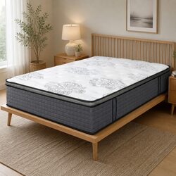 Quality Queen Size Pocket Coil Spring Mattress