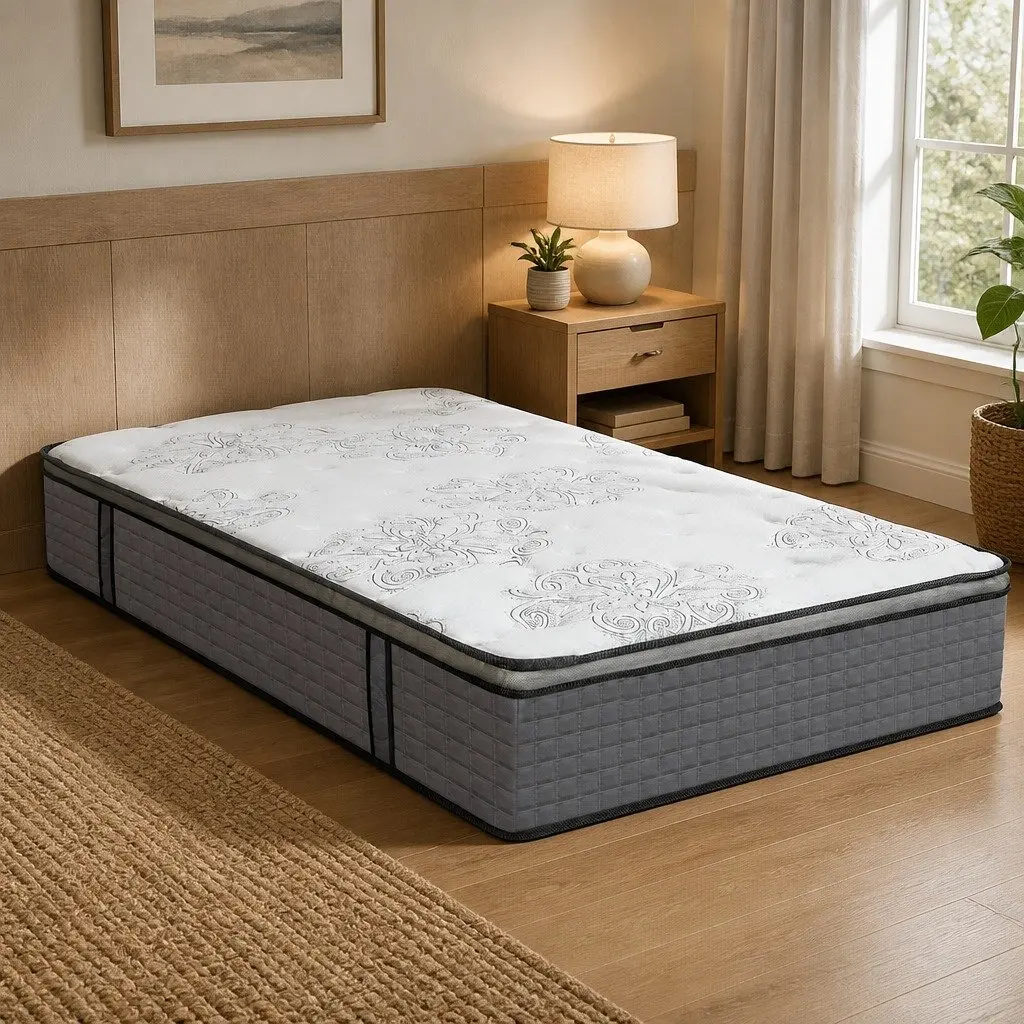 Medium Firmness Single Spring Mattress with Pocket Coils