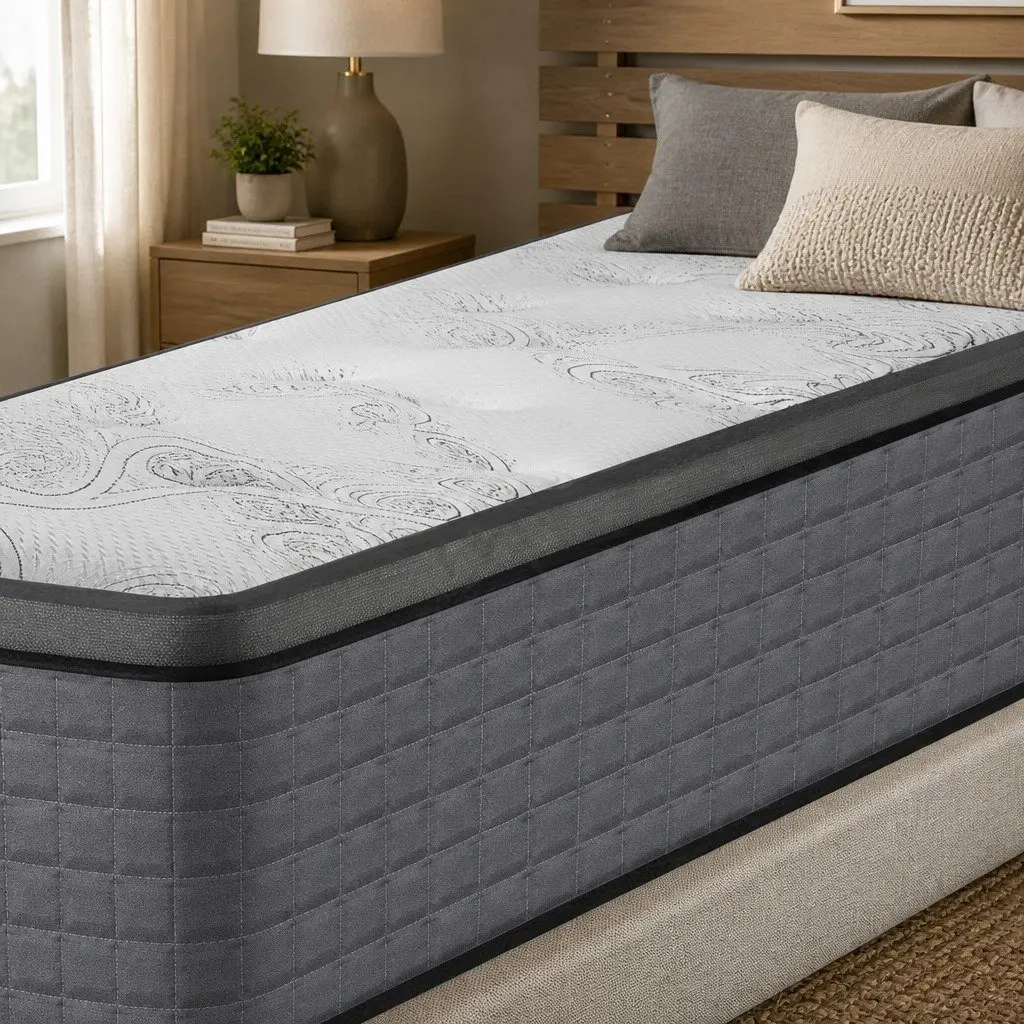 Medium Firmness Single Spring Mattress with Pocket Coils