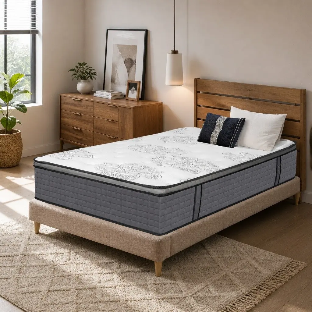 Medium Firmness Single Spring Mattress with Pocket Coils