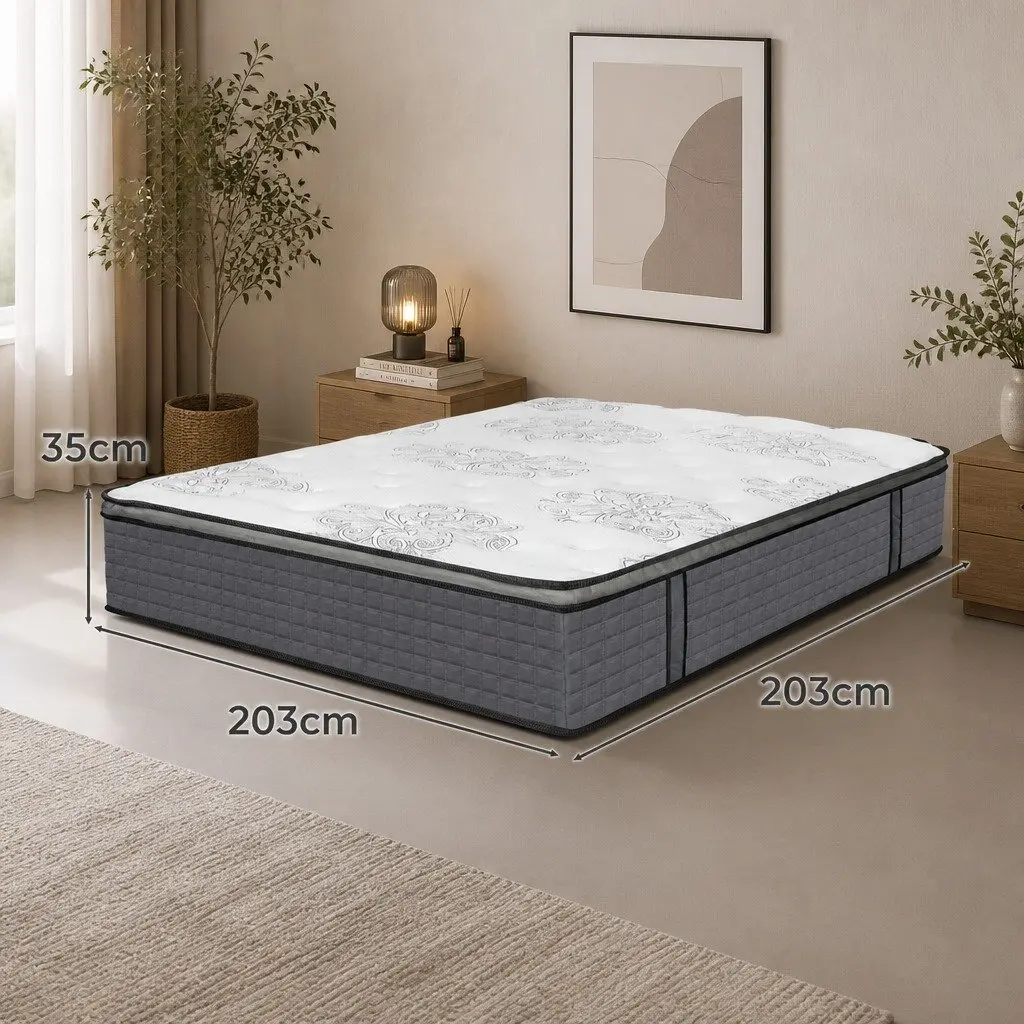 Super King Size Pocket Coil Mattress with Memory Foam