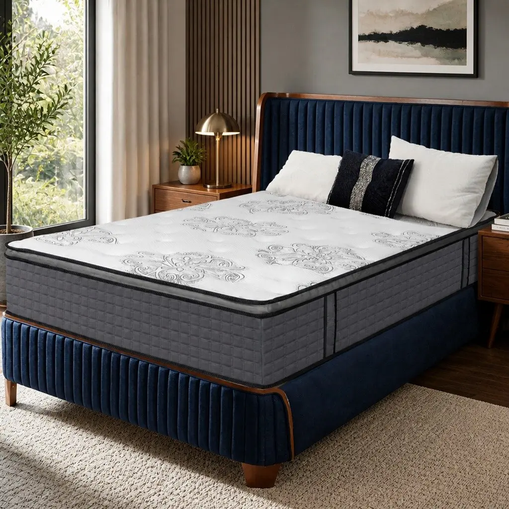Super King Size Pocket Coil Mattress with Memory Foam