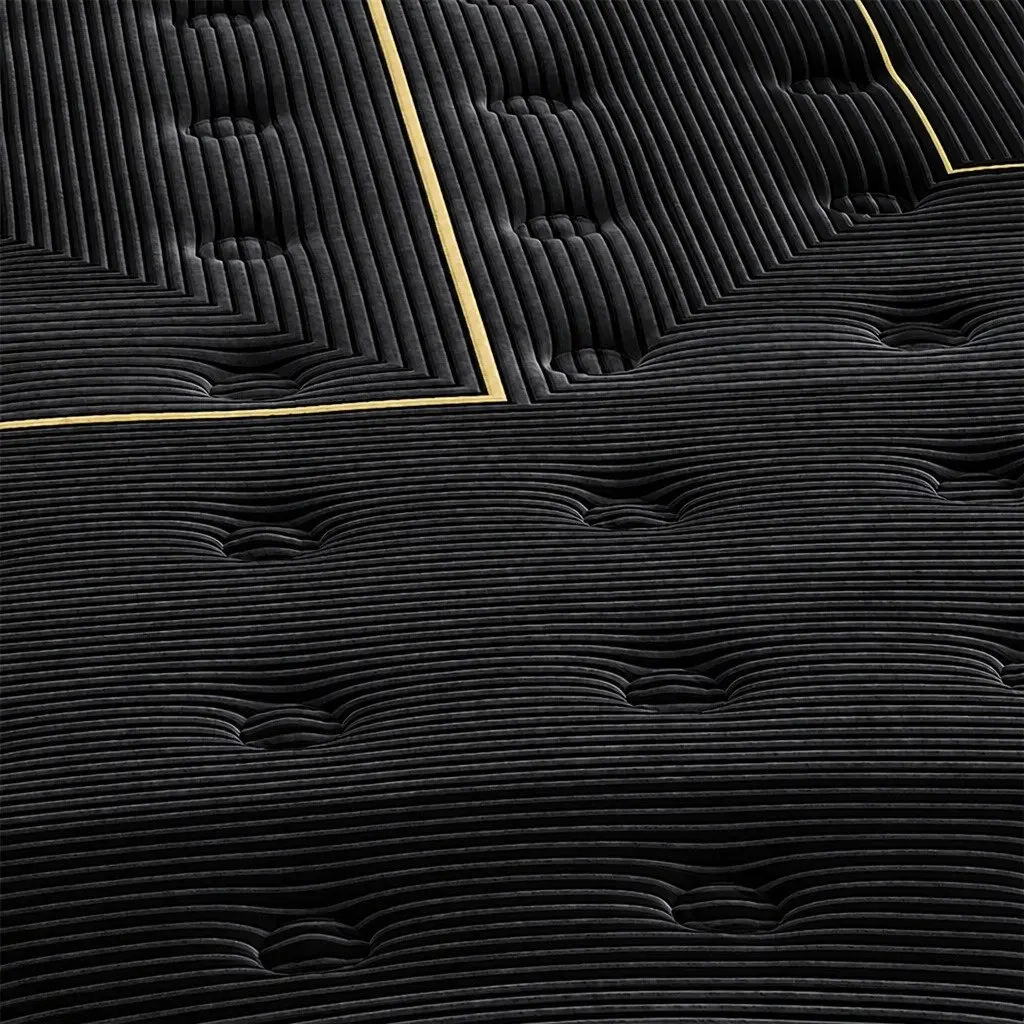 King Spring Mattress Bamboo Charcoal Pocket Coil 203cm x 183cm Black