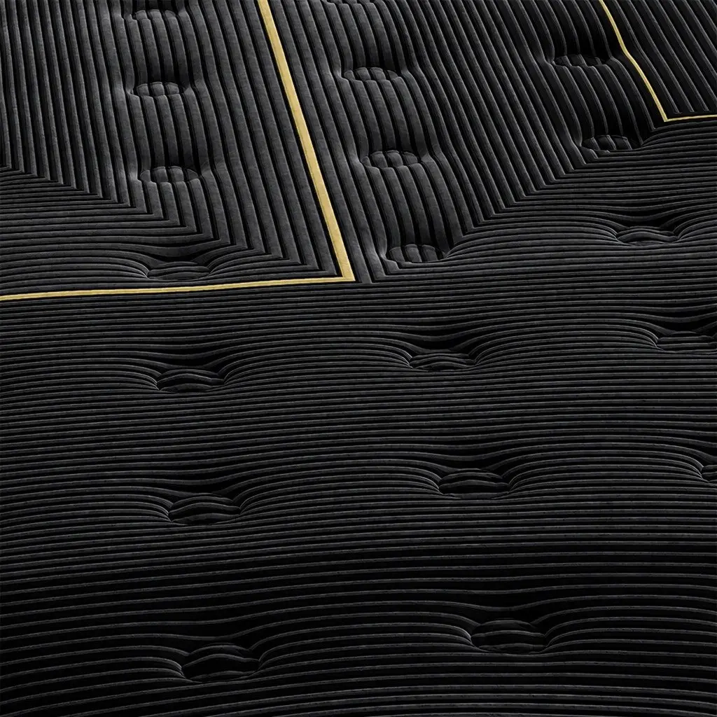 King Single Mattress Bamboo Charcoal Pocket Spring 203cm x 106cm Black