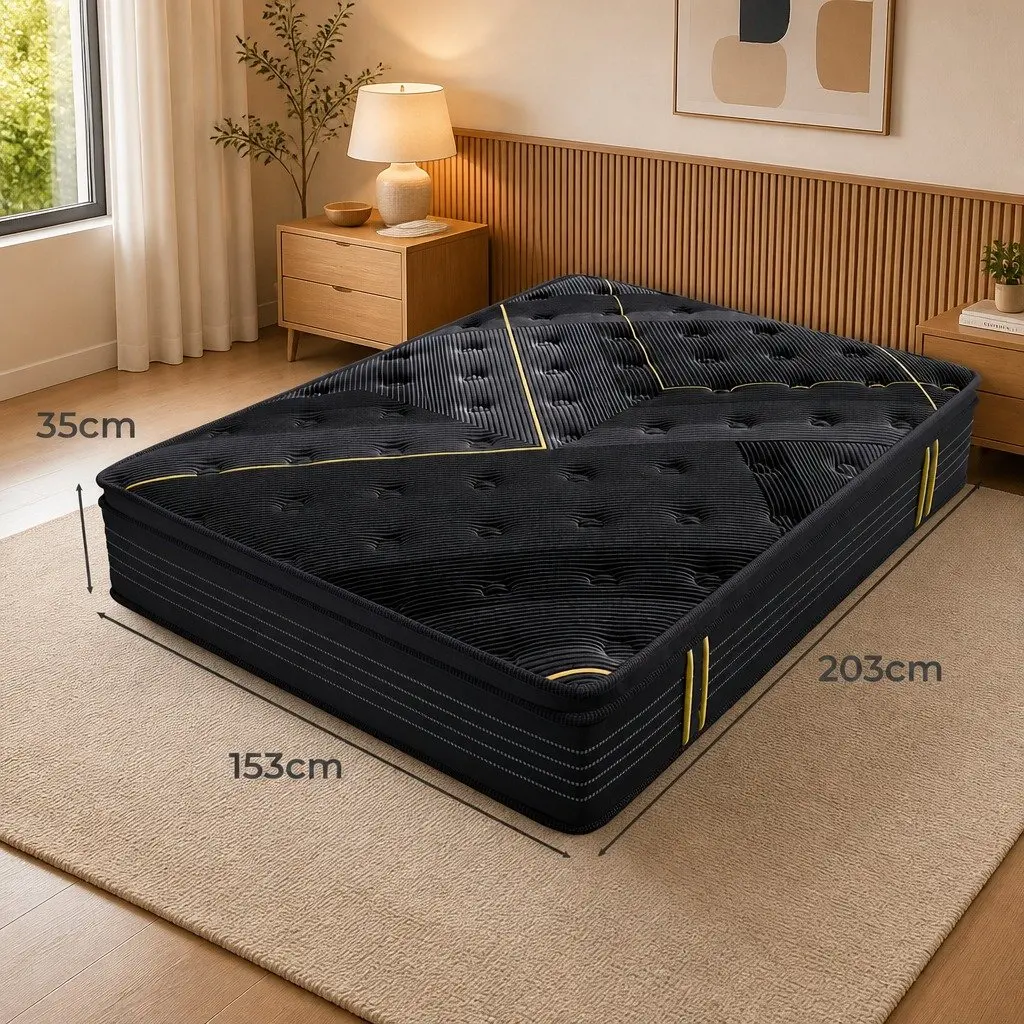Queen Spring Mattress with Bamboo Charcoal Support