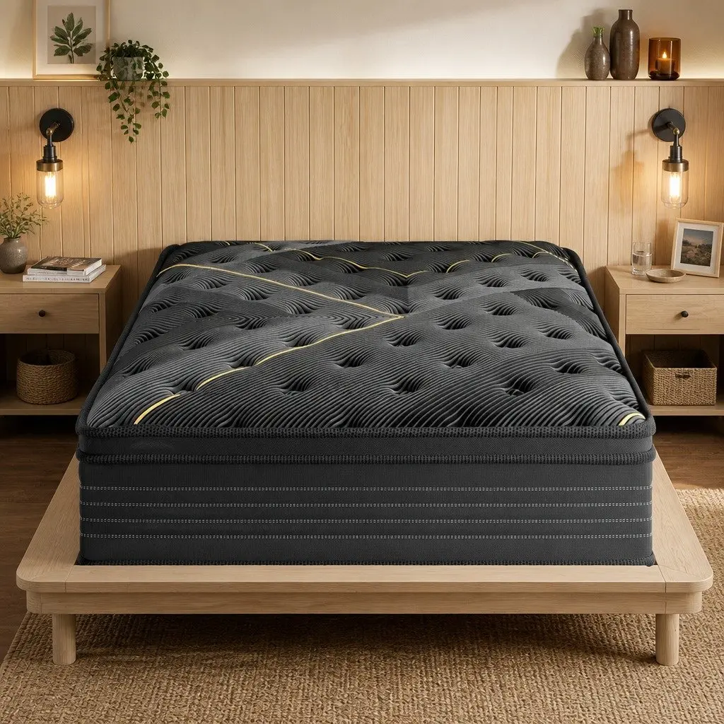 Queen Spring Mattress with Bamboo Charcoal Support