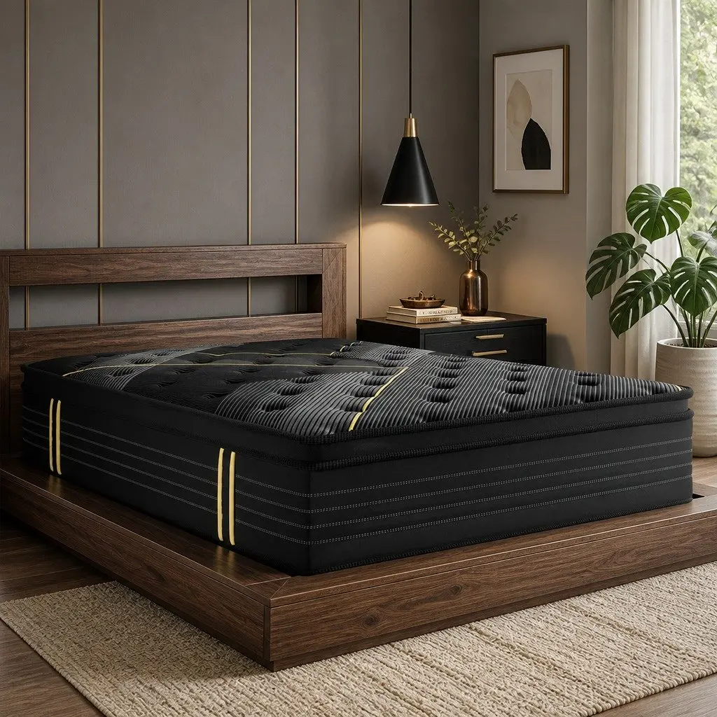 Queen Spring Mattress with Bamboo Charcoal Support