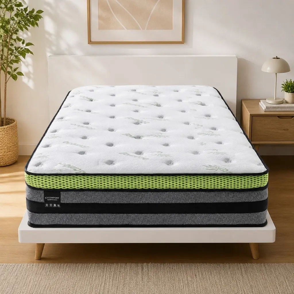 King Single Pocket Spring Cooling Mattress