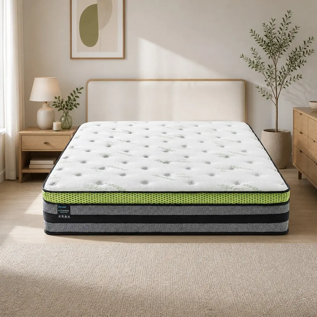 Queen Pocket Spring Mattress with Cooling Gel Memory Foam