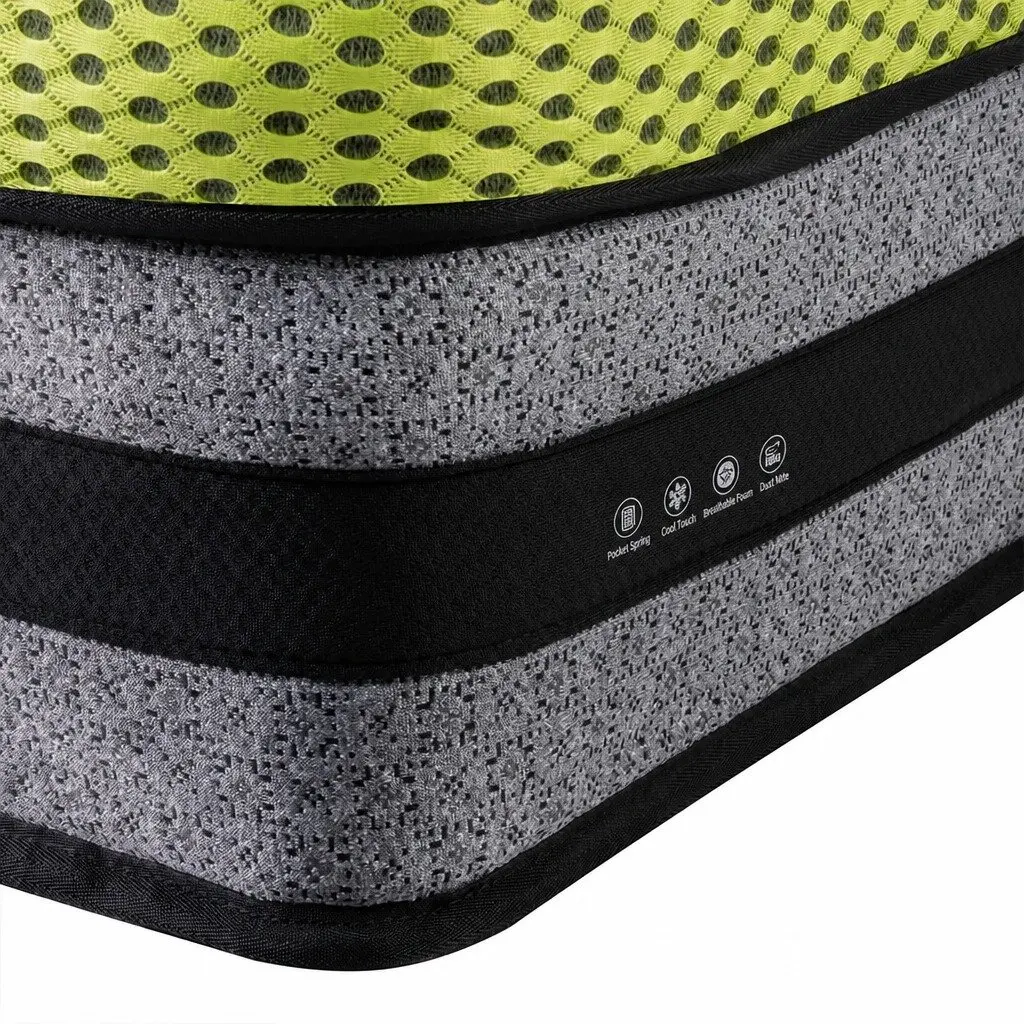 Queen Pocket Spring Mattress with Cooling Gel Memory Foam