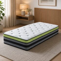 Pocket Spring Mattress with Gel Memory Foam Medium-Firm