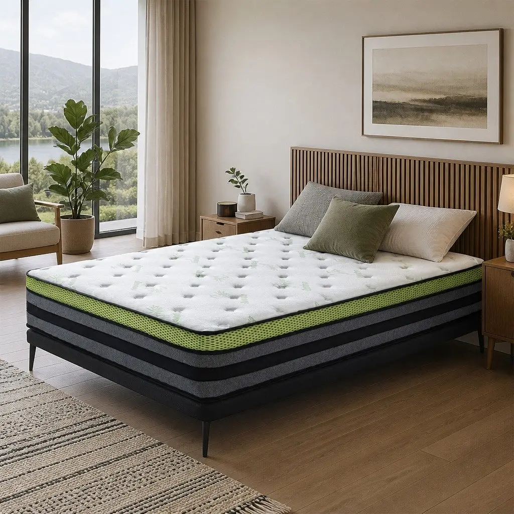 Pocket Spring Mattress with Gel Memory Foam Medium-Firm