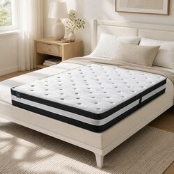 King Cooling Mattress with 5-Zone Pocket Springs 25cm Medium Firm