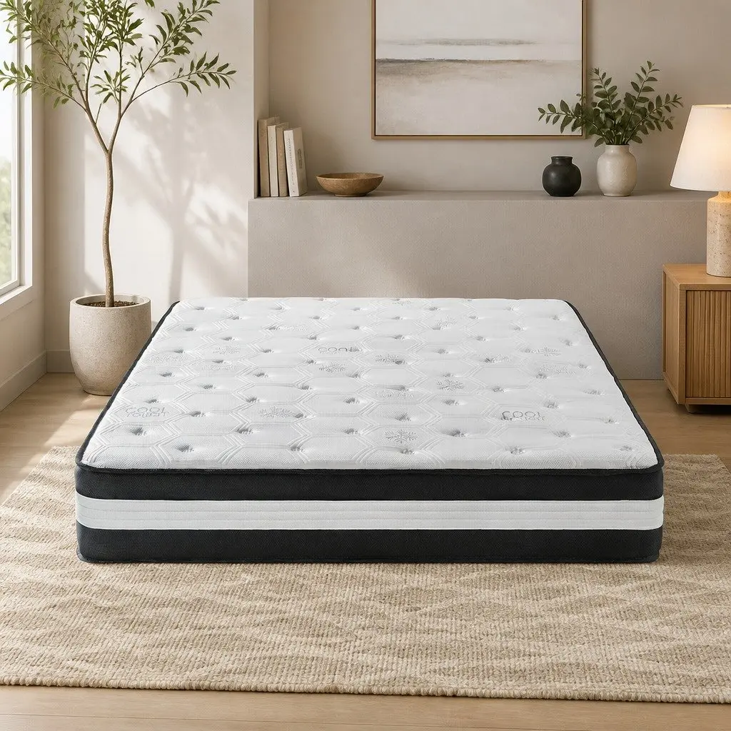 Queen Pocket Spring Mattress with 5-Zone Cooling Technology