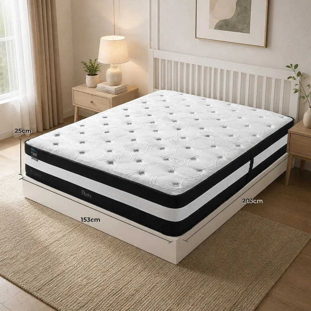 Queen Pocket Spring Mattress with 5-Zone Cooling Technology