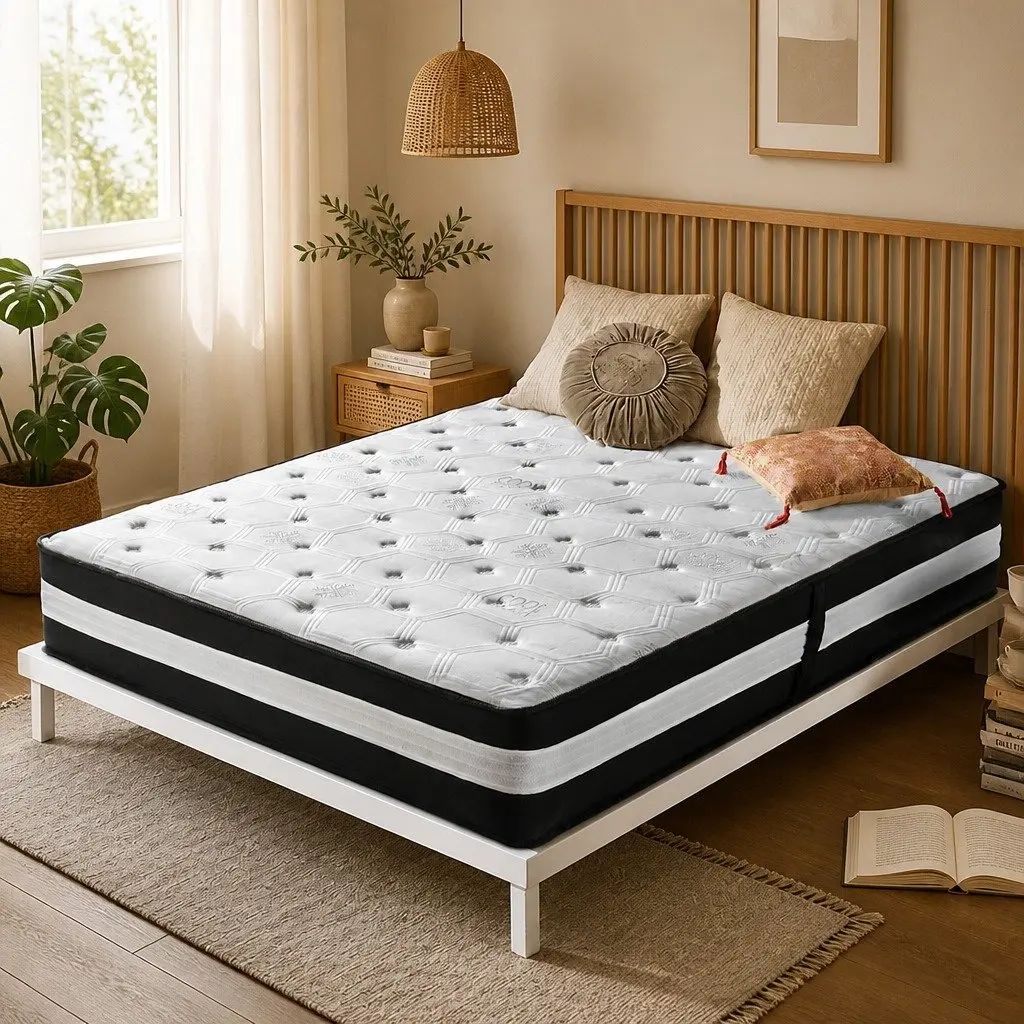 Queen Pocket Spring Mattress with 5-Zone Cooling Technology