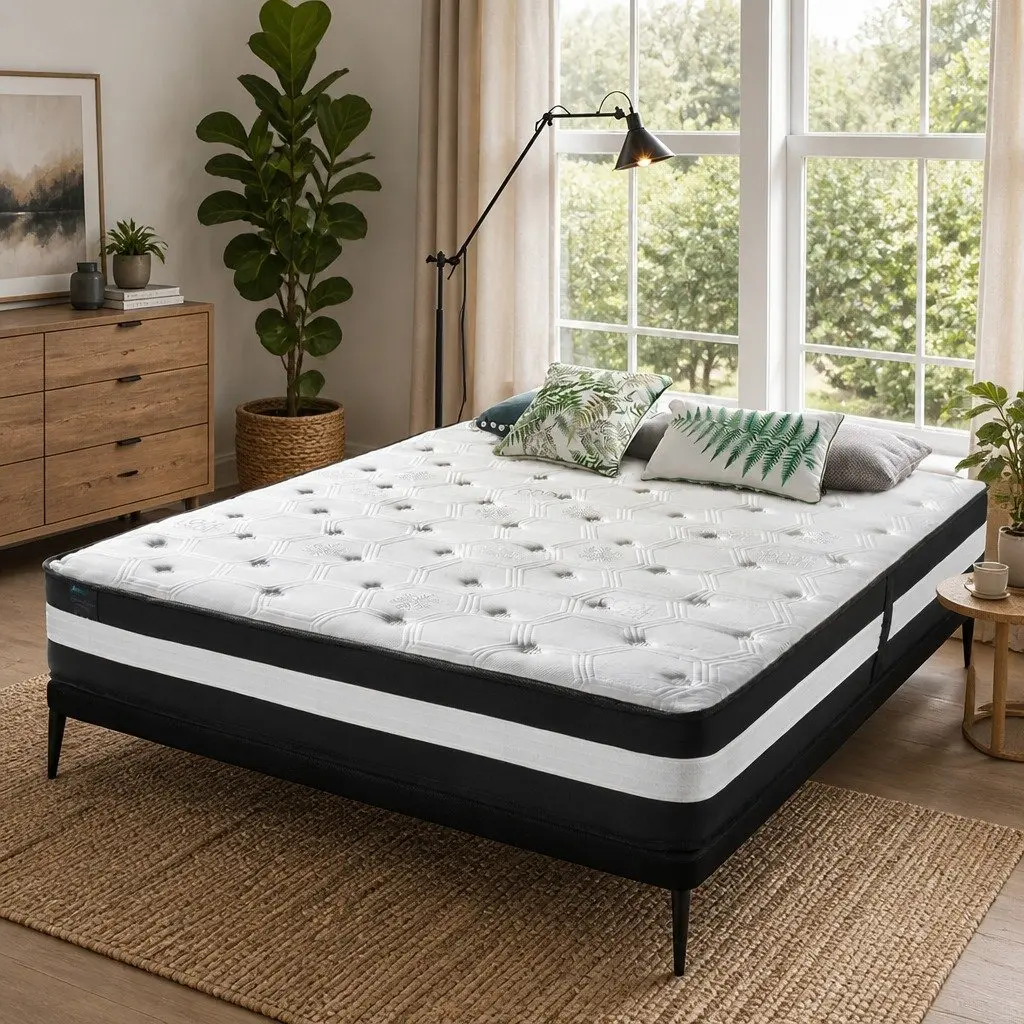 Queen Pocket Spring Mattress with 5-Zone Cooling Technology