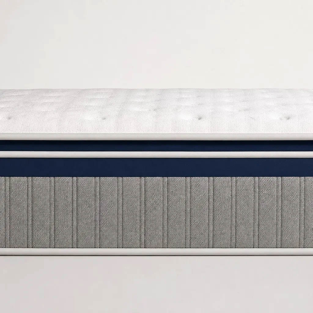 Double Spring Mattress Pillow Top 32cm Pocket Coil Bed Foam Support