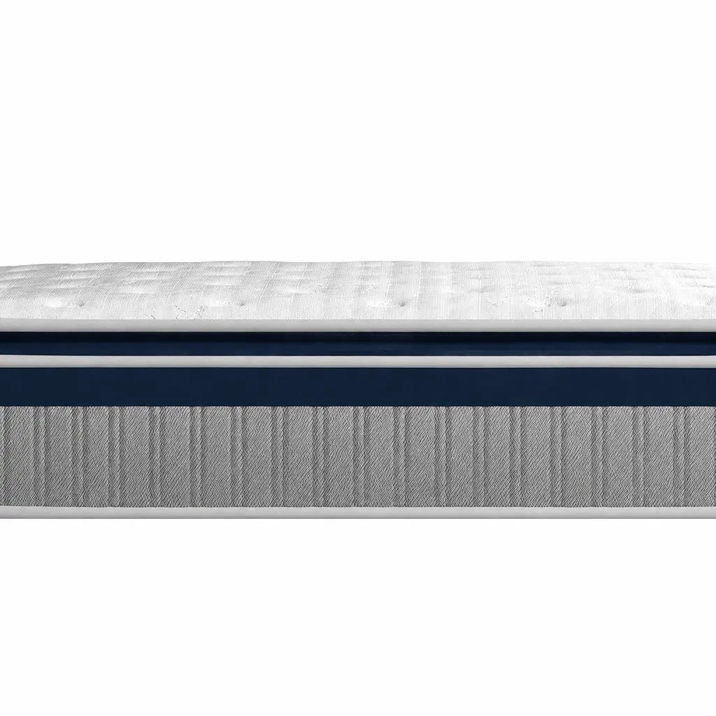 King Single Spring Mattress Pillow Top 32cm Pocket Coil Bed Support System