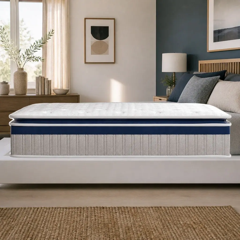 Queen Pillow Top Spring Mattress 32CM
