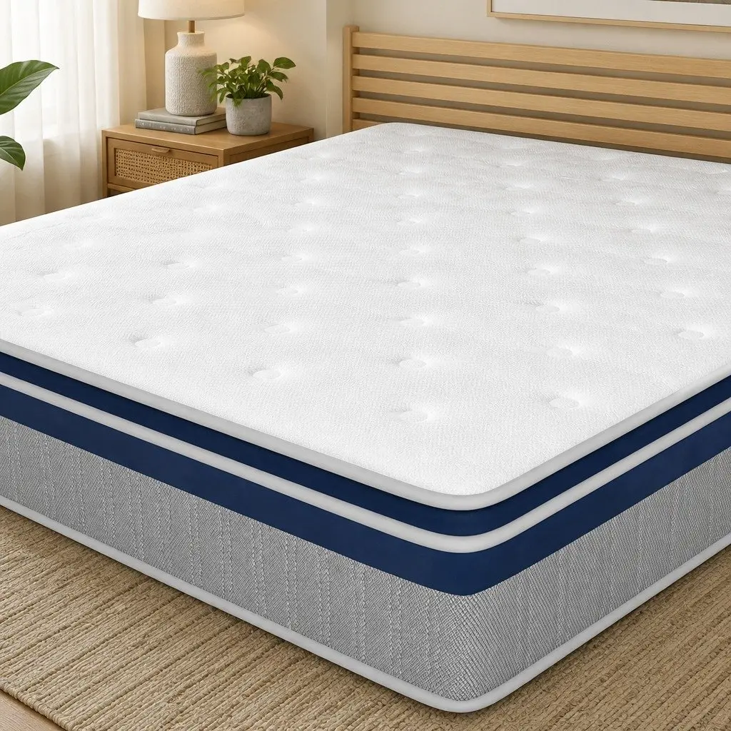 Queen Pillow Top Spring Mattress 32CM