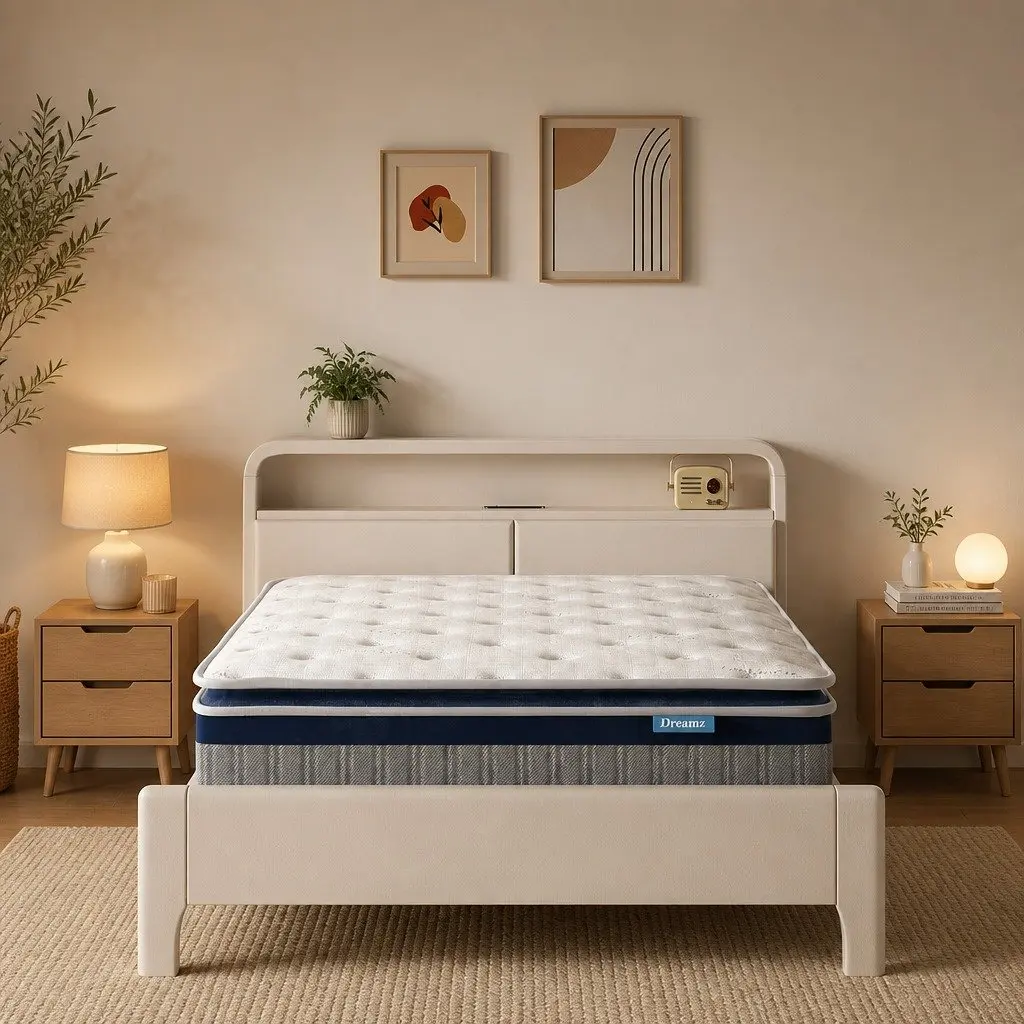 Queen Pillow Top Spring Mattress 32CM