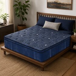 Euro Top Double Spring Mattress with Pocket Coil Support