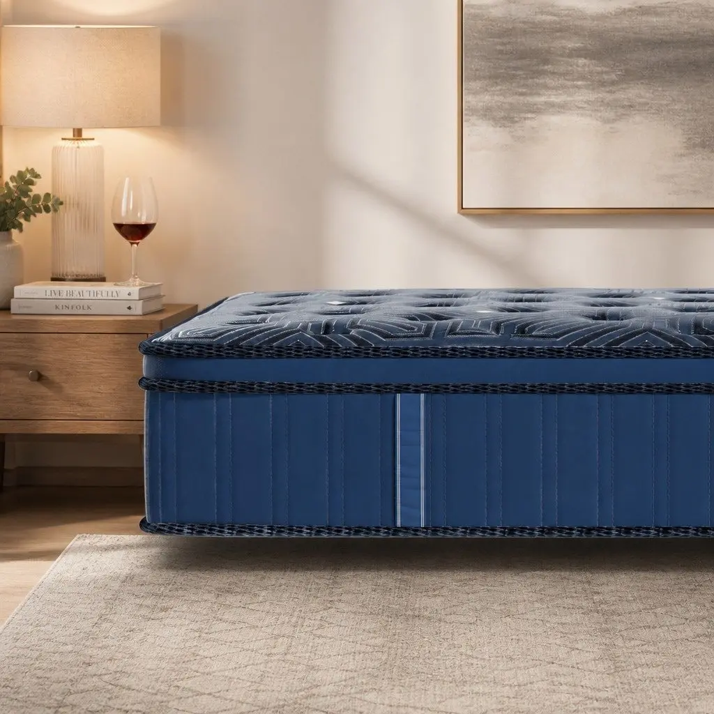 Euro Top Double Spring Mattress with Pocket Coil Support