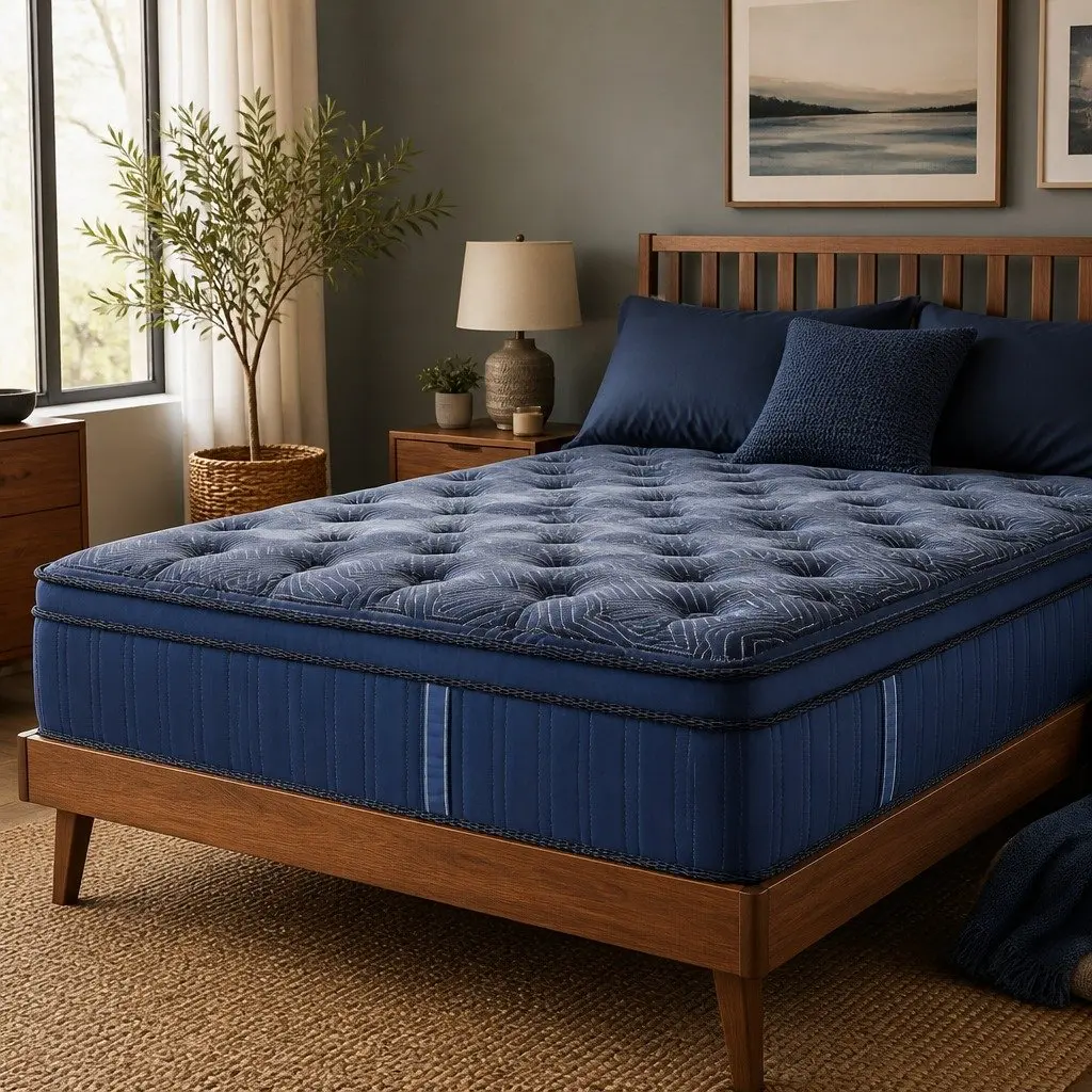 Euro Top Single Spring Mattress with 7-Zone Pocket Coils