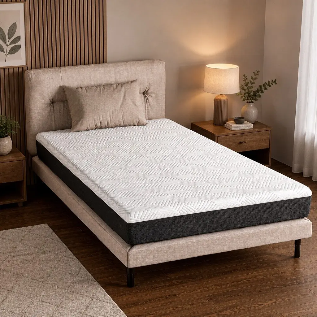 Gel Memory Foam Mattress Pad with Cooling Feature