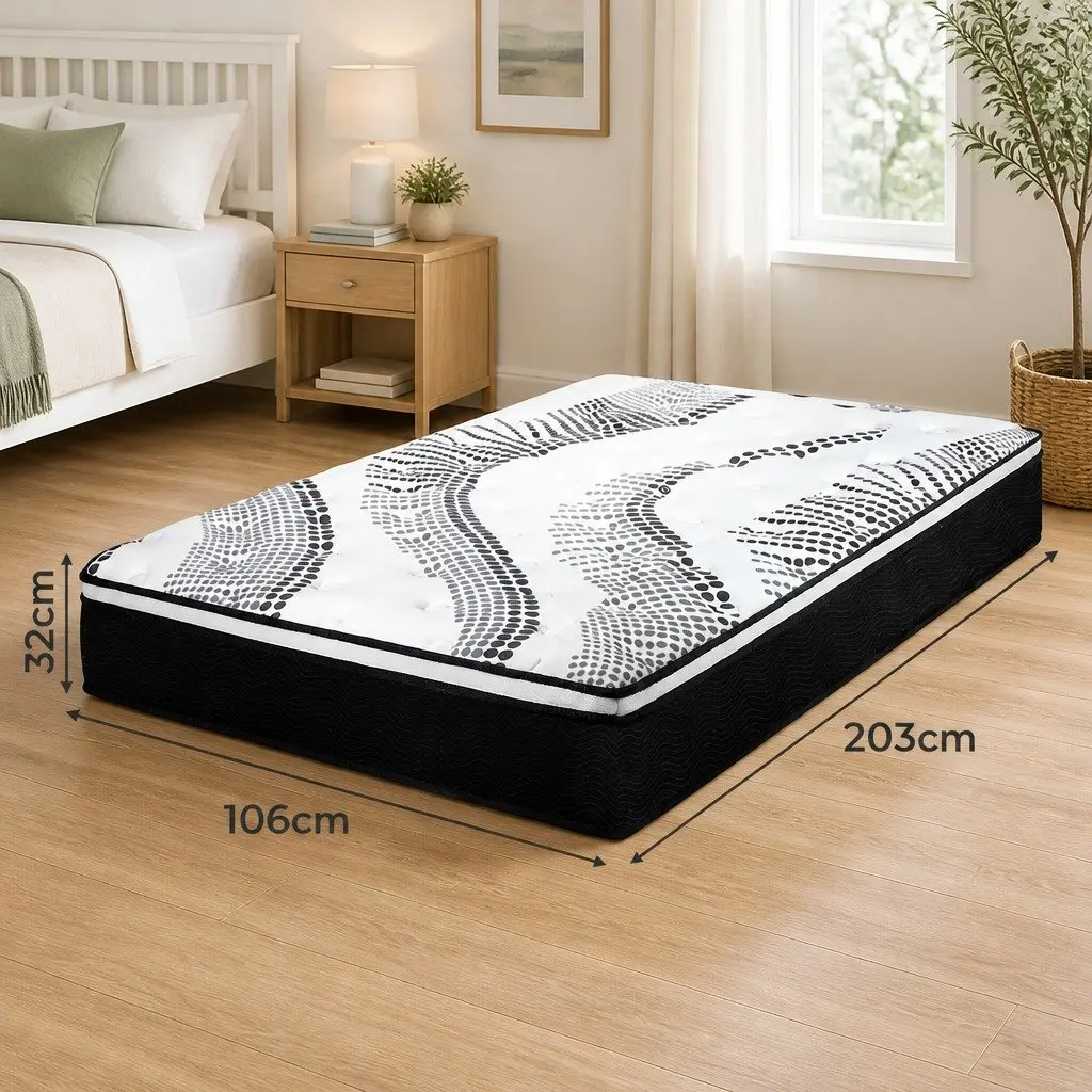 7 Zone Pocket Spring Mattress 32cm King Single